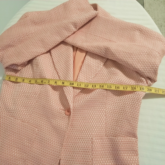 Talbots Pink Women's Blazer Size 14 - Picture 8 of 13